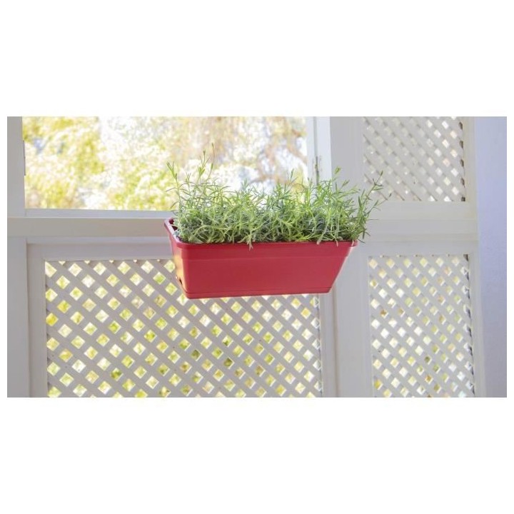 ARTEVASI Kit Jardiniere Venezia avec réserve d'eau - 10 L - 49 x 19,5