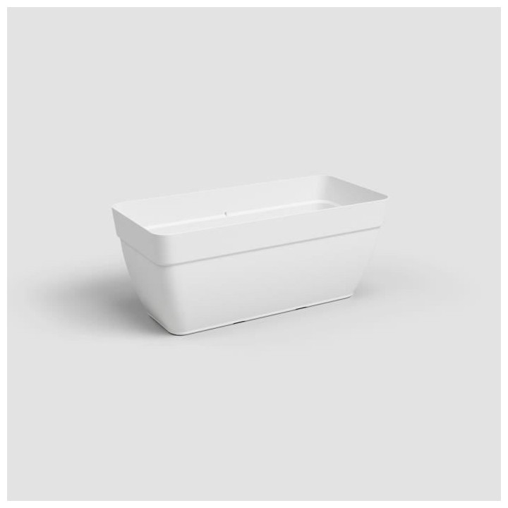 Jardiniere CAPRI CAMPANA XL - Plastique - 80 cm - Blanc - ARTEVASI