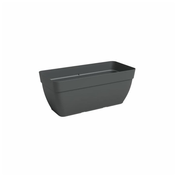 Jardiniere CAPRI CAMPANA XL - Plastique - 80 cm - Anthracite - ARTEVAS