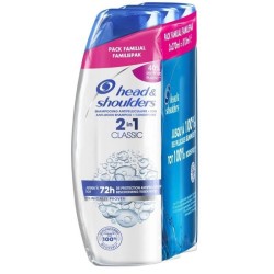 LOT DE 3 - Head & Shoulders Classic 2 en 1 Shampoing - 270 mL