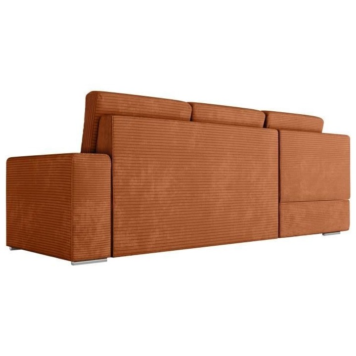 Canapé d'angle gauche convertible ARTEMIS 4 places - Velours côtelé