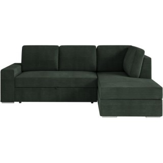 Canapé d'angle droit convertible ARTEMIS 4 places - Velours côtelé