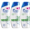 LOT DE 3 - Head & Shoulders Menthol Fresh Shampoing 285 mL