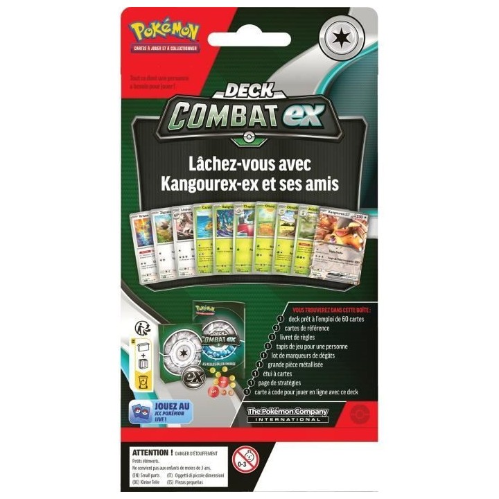 Carte a collectionner - ASMODEE - Pokémon : Deck de Combat - Enfant -