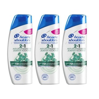 LOT DE 3 - Head & Shoulders Anti-Démangeaisons Shampoing 2 en 1 - 270
