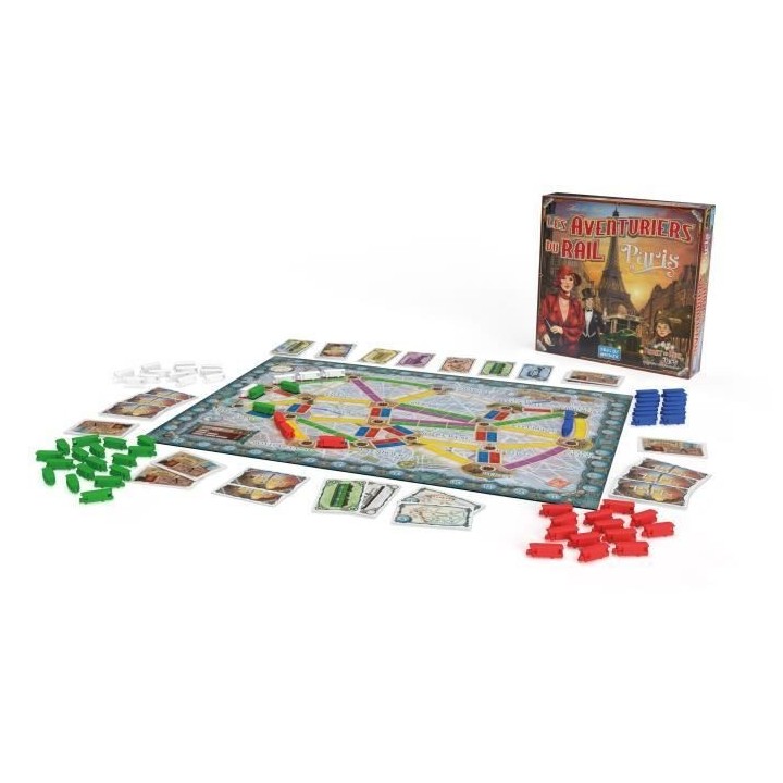 Aventuriers du Rail Paris - Asmodee - Des 8 ans