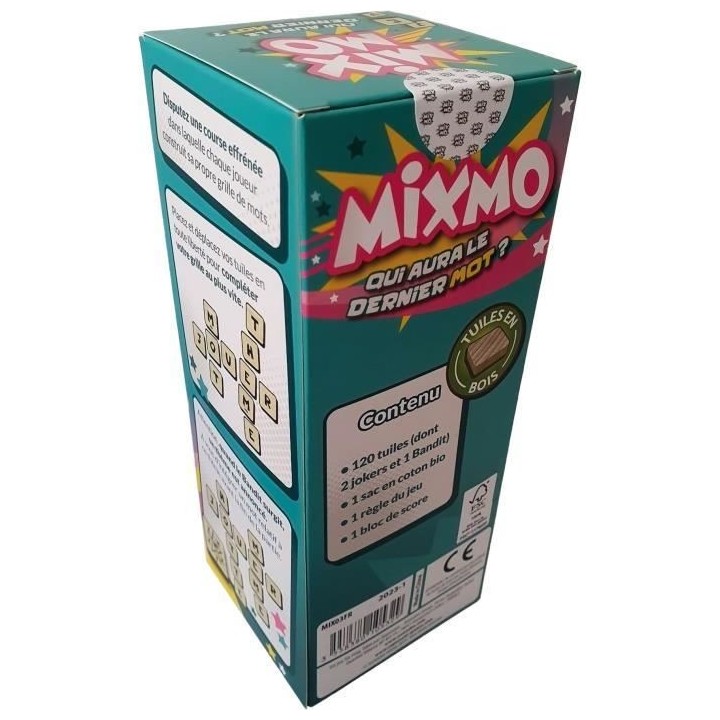 Jeu de société Mixmo - Asmodee - 2 a 6 joueurs - A partir de 8 ans -