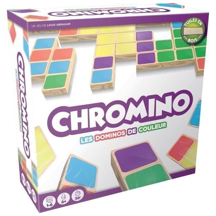 Jeu de Domino de couleurs Chromino - Asmodee - Jeu de société - Jeu