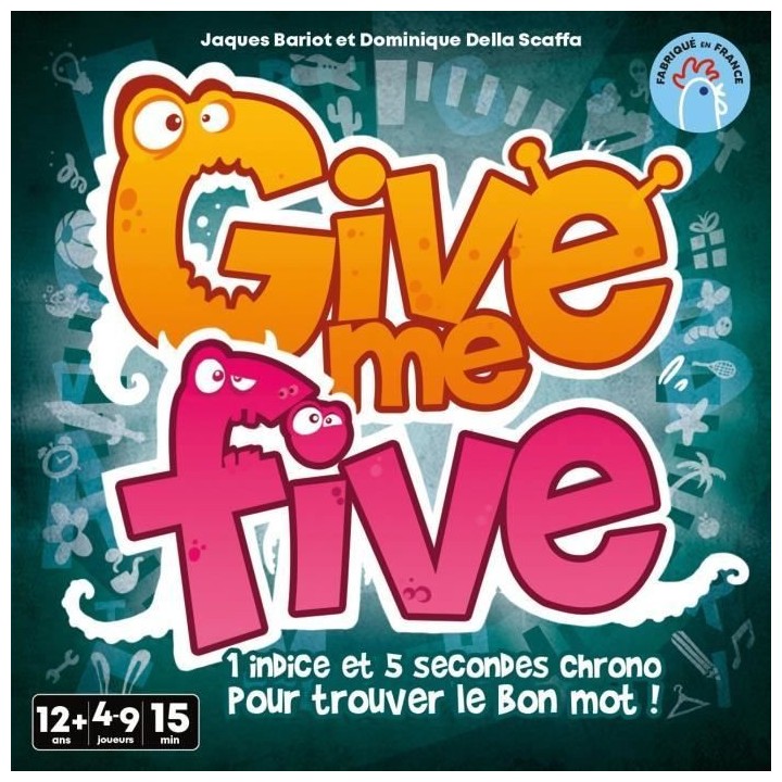 Give me five - Asmodee - Jeux de communication en équipe - Des 12 ans