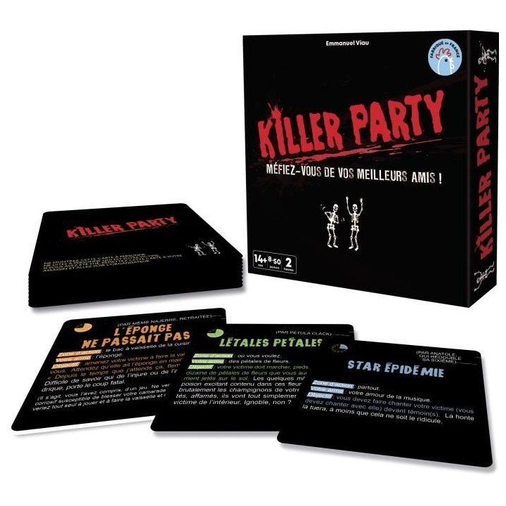 Killer Party - Asmodee - Jeu d'ambiance - Des 14 ans