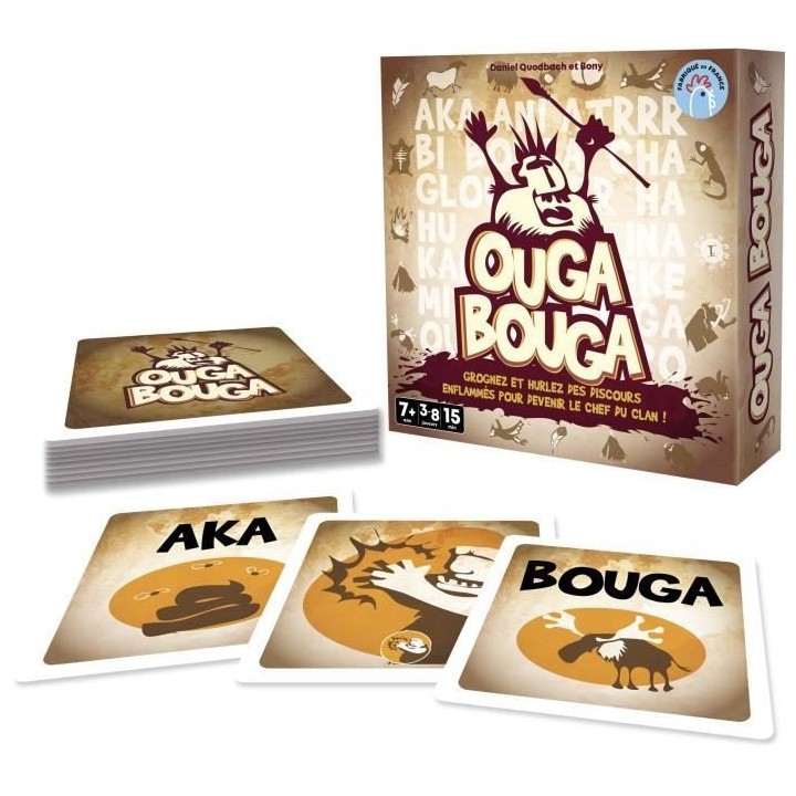 Ouga Bouga - Asmodee - Devenez le chef du clan - Des 7 ans - Fabriqué