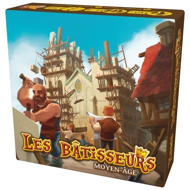 Bâtisseurs (Les) : Moyen âge - Asmodee - Jeu d'ambiance -Des 10 ans