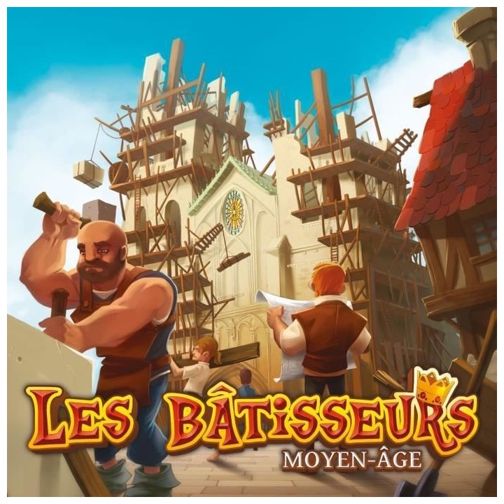 Bâtisseurs (Les) : Moyen âge - Asmodee - Jeu d'ambiance -Des 10 ans