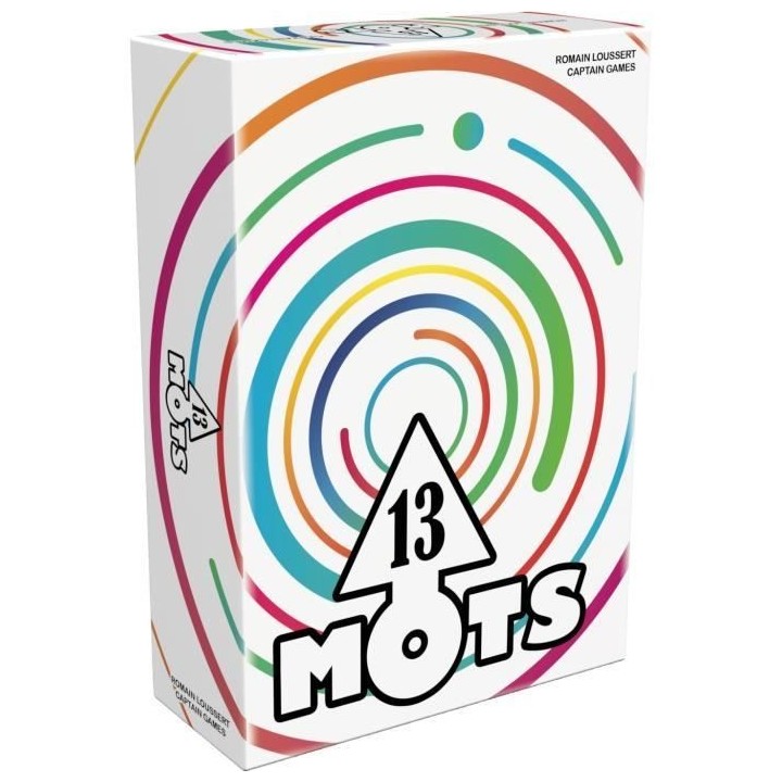 Asmodee - Captain Games - 13 Mots - Jeu de société - Jeu de Cartes -