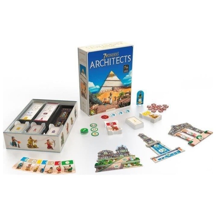 ASMODEE - 7 Wonders : Architects - Age: 8+ - Nombre de joueurs: 2-7 -
