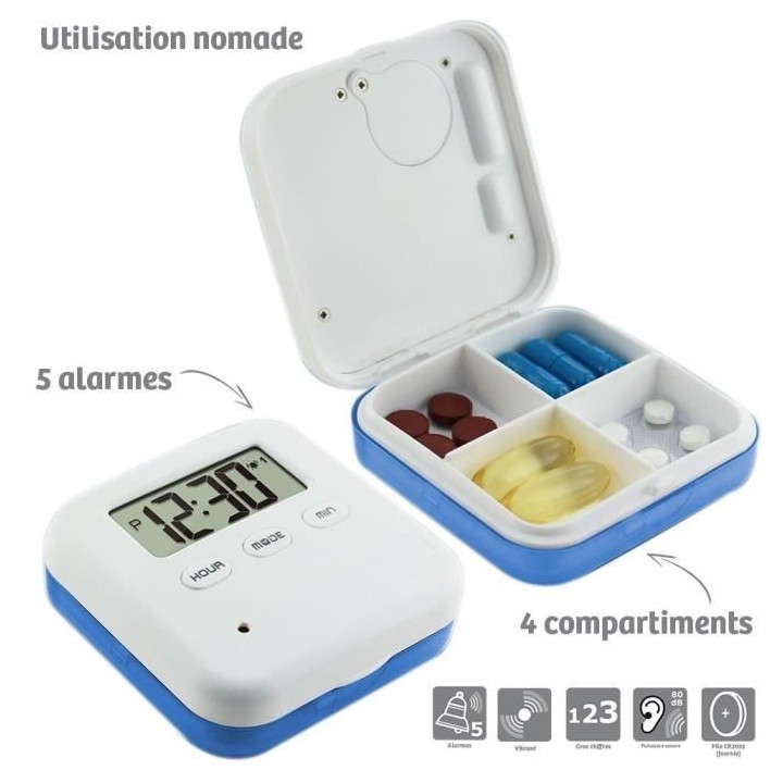 Pilulier Electronique HESTEC Nomade