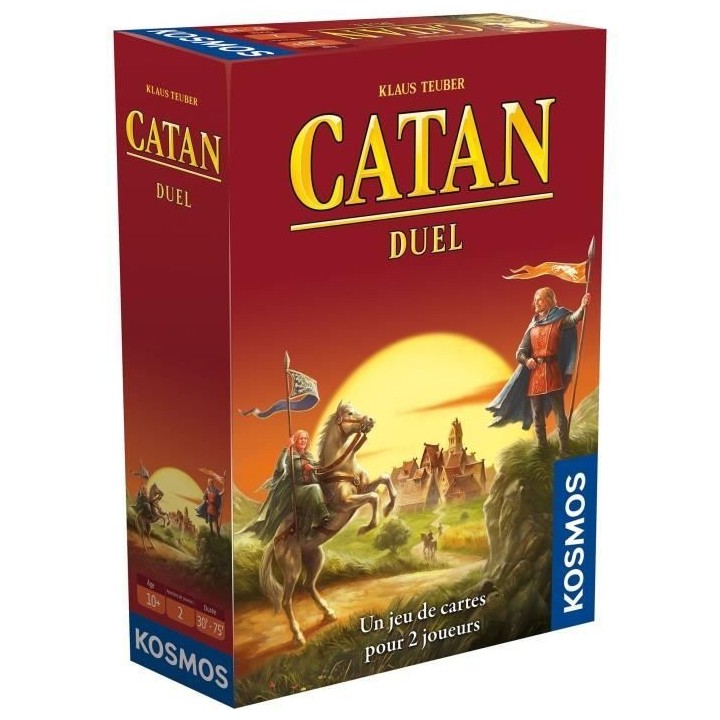 Jeu de société - ASMODEE - Catan Duel - a partir de 10 ans - 2 joueu