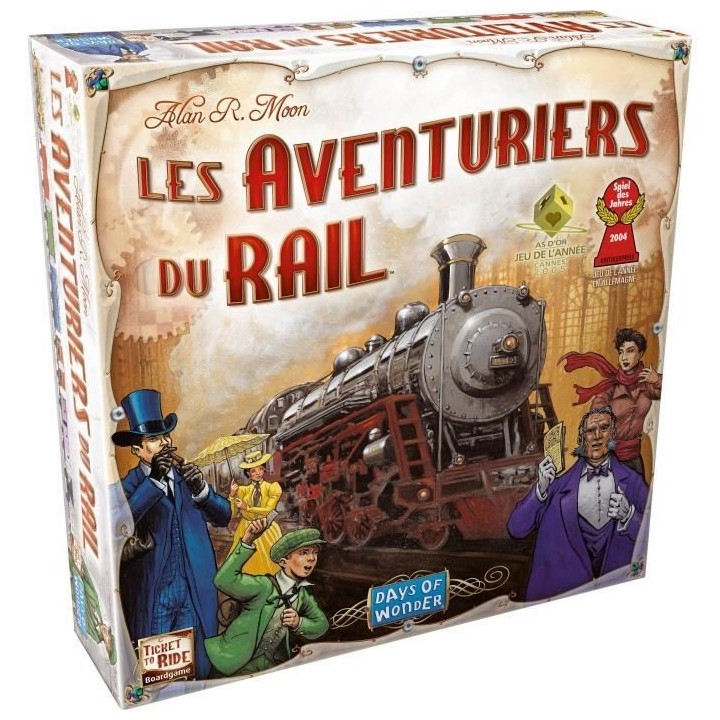 Les Aventuriers du Rail - Unbox Now - Jeu de société - a partir de 8