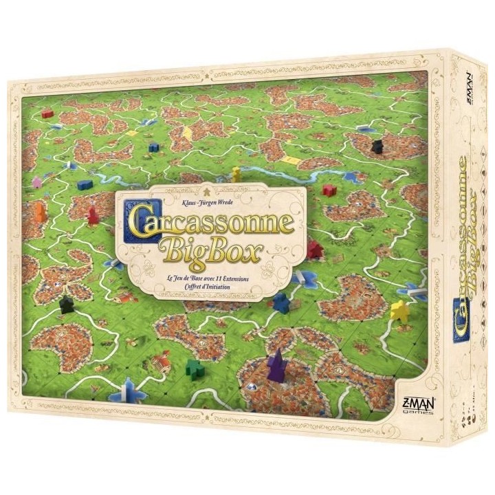 Z-Man Games | Carcassonne : Big Box - Nouvelle Édition | Jeu de soci