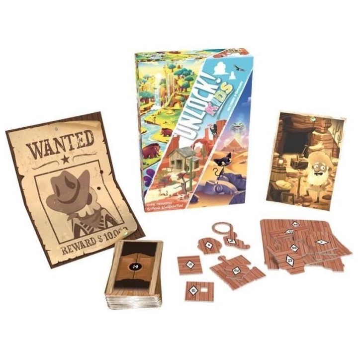 Unlock! Kids Histoires Epoques - Asmodee - Jeu de société - Enigmes