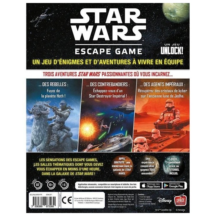 Star Wars Escape Game - Asmodee - Jeu de société