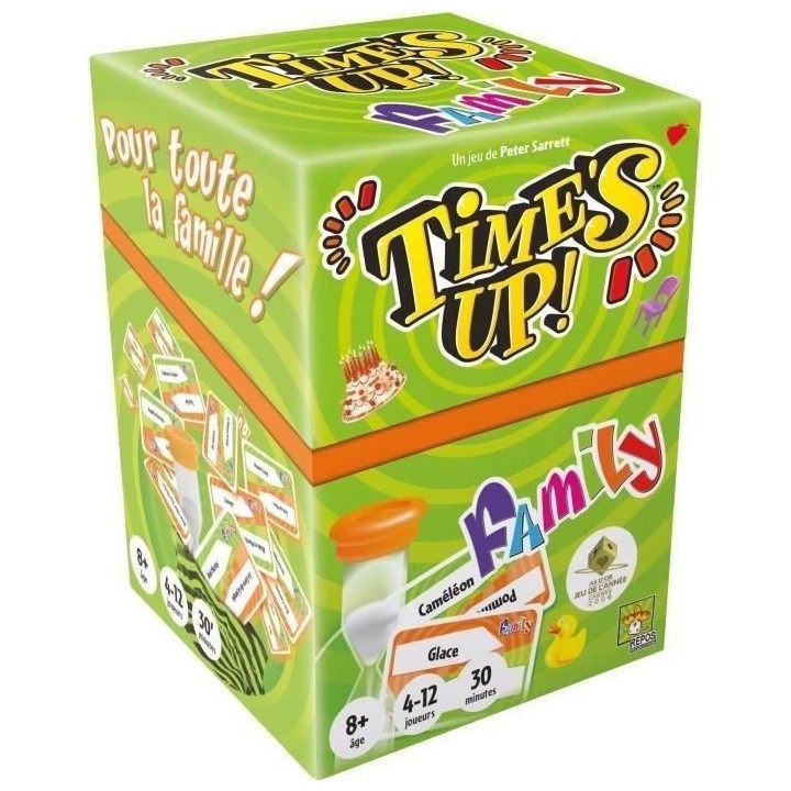 Repos Production | Time's Up! : Family - Version Verte | Jeu de socié