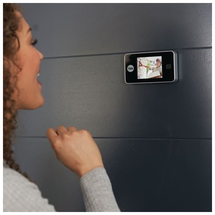 Judas Numérique Yale DDV500 - Écran LCD 3.2 - Porte Épaisseur 38mm-