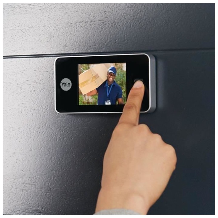 Judas Numérique Yale DDV500 - Écran LCD 3.2 - Porte Épaisseur 38mm-