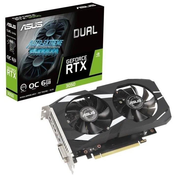 ASUS - Carte graphique - GeForce RTX 3050 OC Edition 6GB GDDR6
