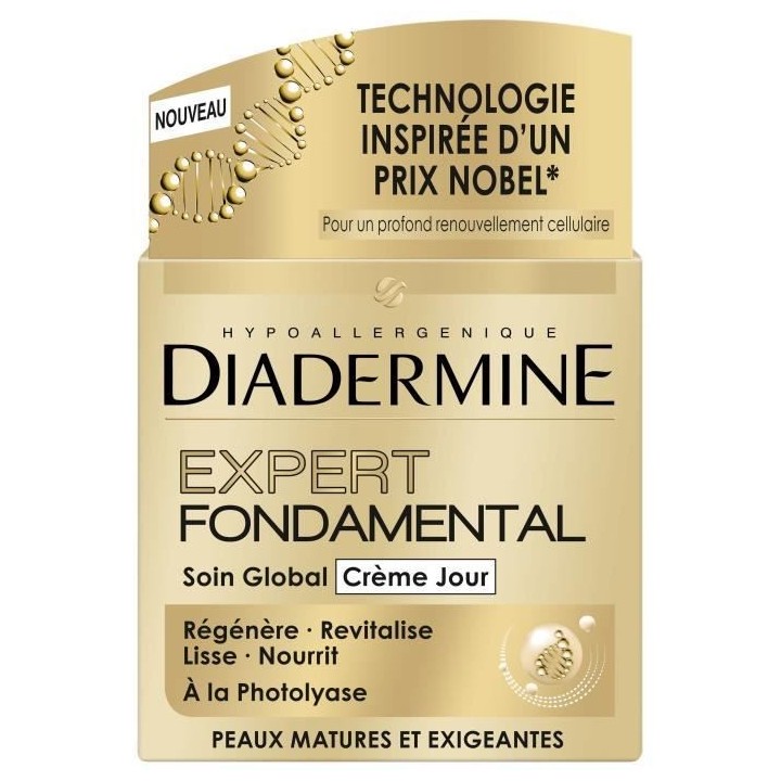 DIADERMINE Creme de Jour Expert Fondamental - Anti-âge - Pot 50 ml