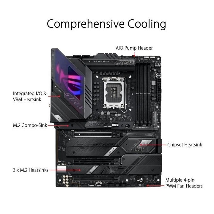 ASUS ROG STRIX Z790-E GAMING WIFI Carte mere - LGA1700 Intel Z790