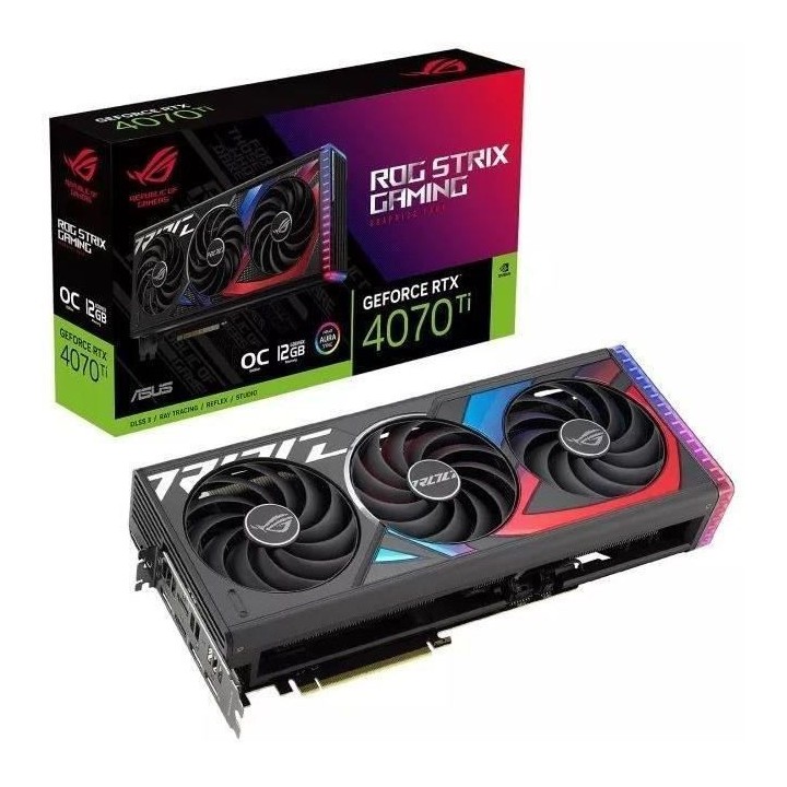 ASUS - Carte Graphique - ROG-STRIX-RTX4070TI-O12G-GAMING