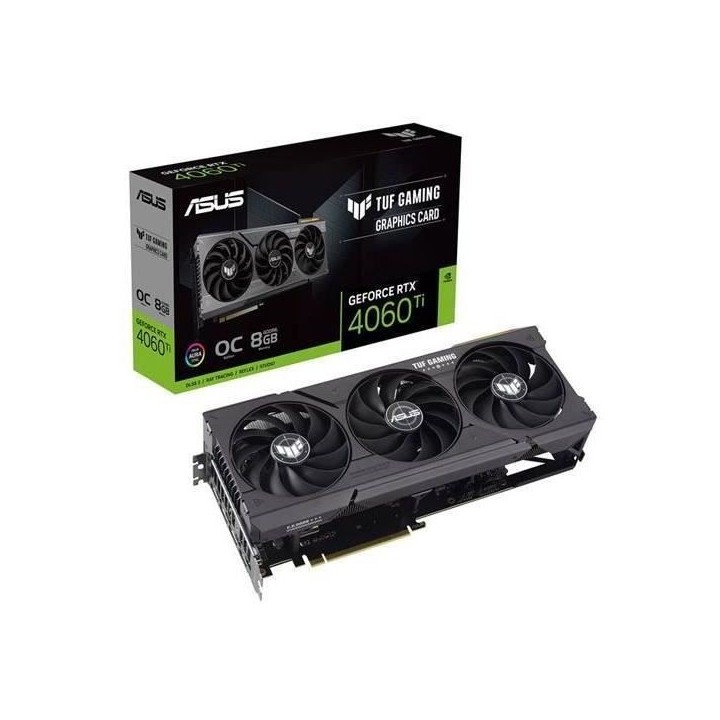 ASUS - Carte Graphique - TUF-RTX4060TI-O8G-GAMING