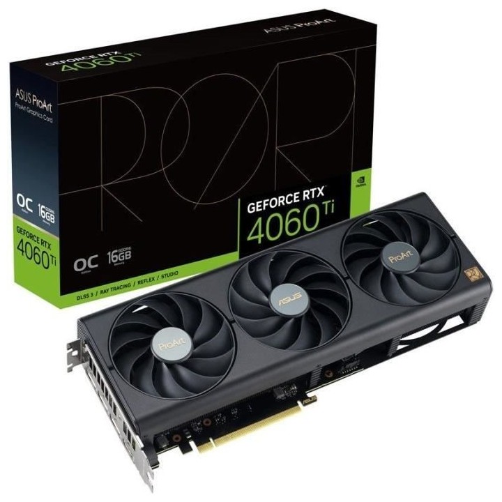 ASUS - Carte Graphique - ProArt GeForce RTX™ 4060 Ti OC edition 16GB