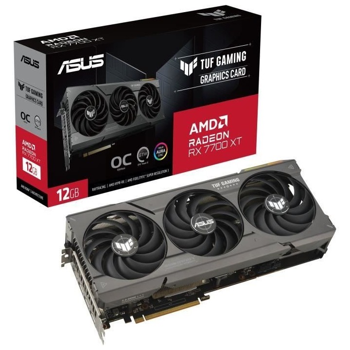 Asus - Carte graphique - TUF-RX7700XT-O12G-GAMING