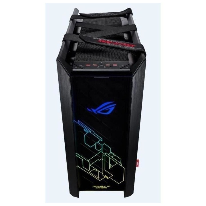 ASUS BOITIER PC Stix Helios GX601 - Noir - Verre trempé - Format ATX