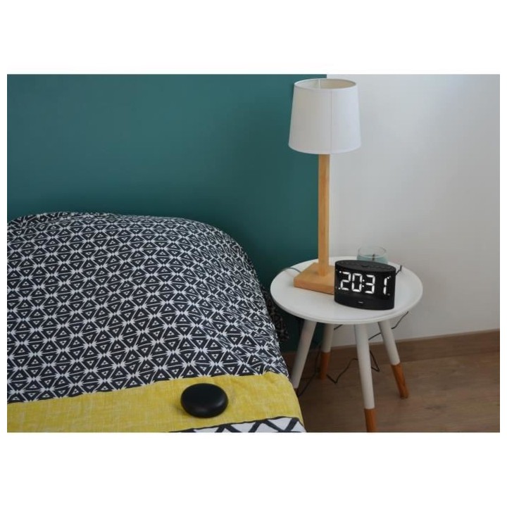 HESTEC Réveil Vibreur Blanco