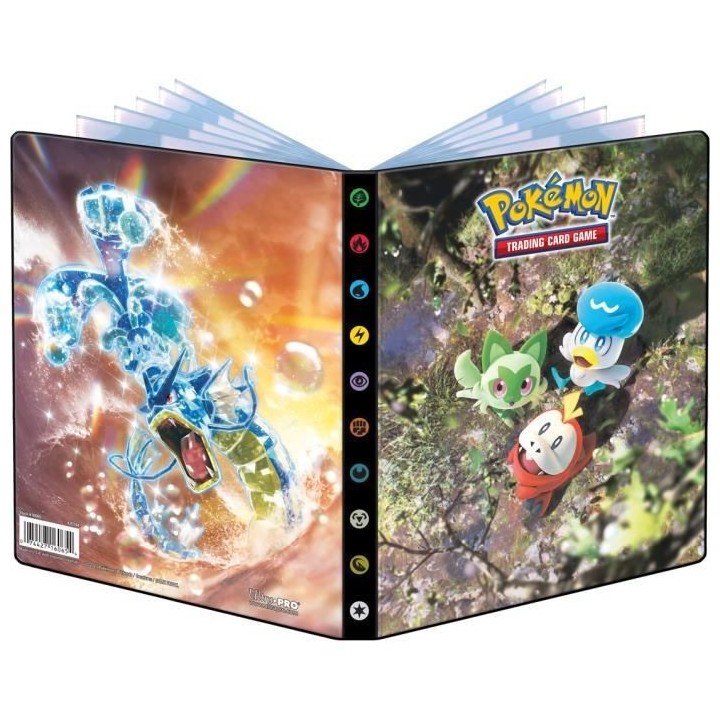 Portfolio Pokémon EV01 - ASMODEE - 80 cartes - Noir