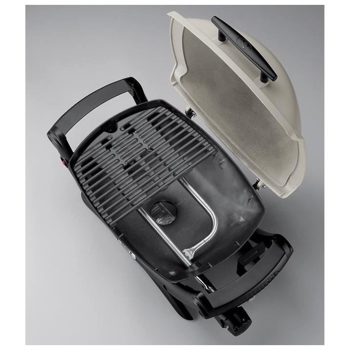 Barbecue a gaz WEBER Q1000 avec stand - Grille acier 455x39 cm - Tuyau