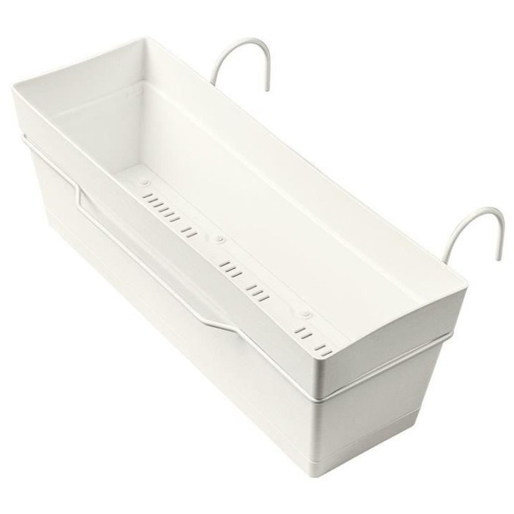 Jardiniere - DEROMA - Kit Jardiniere Save R - 10L - 49cm - Blanc