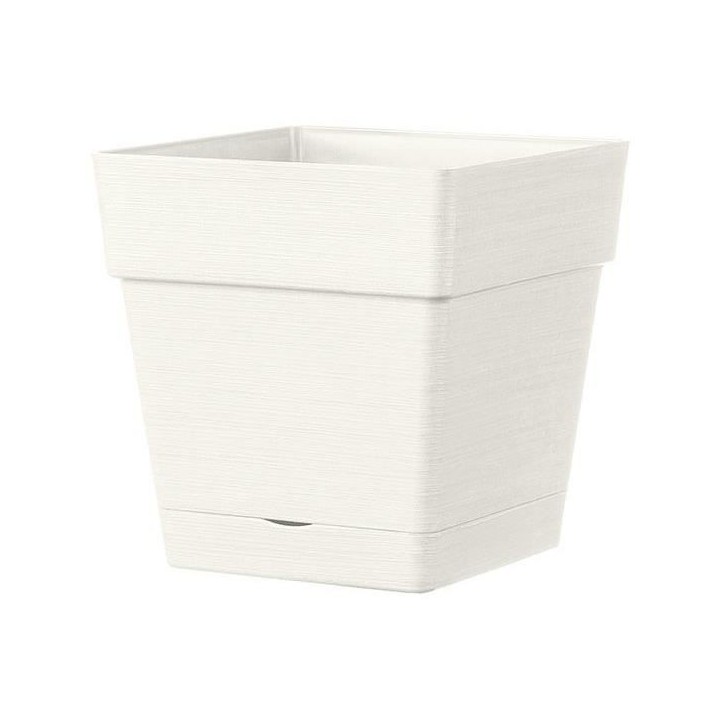 Pot de fleur - DEROMA - Quadro Save R - 31L - 35cm - Blanc