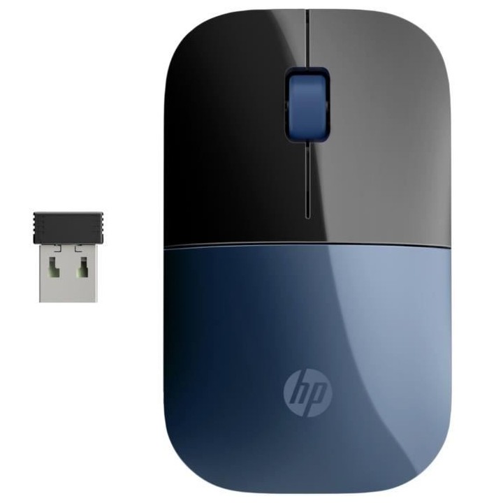 Souris sans fil HP Z3700 - Bleue Lumiere