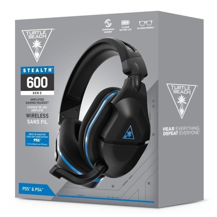 Casque Gaming Stealth 600P GEN2 - Noir - Turtle Beach