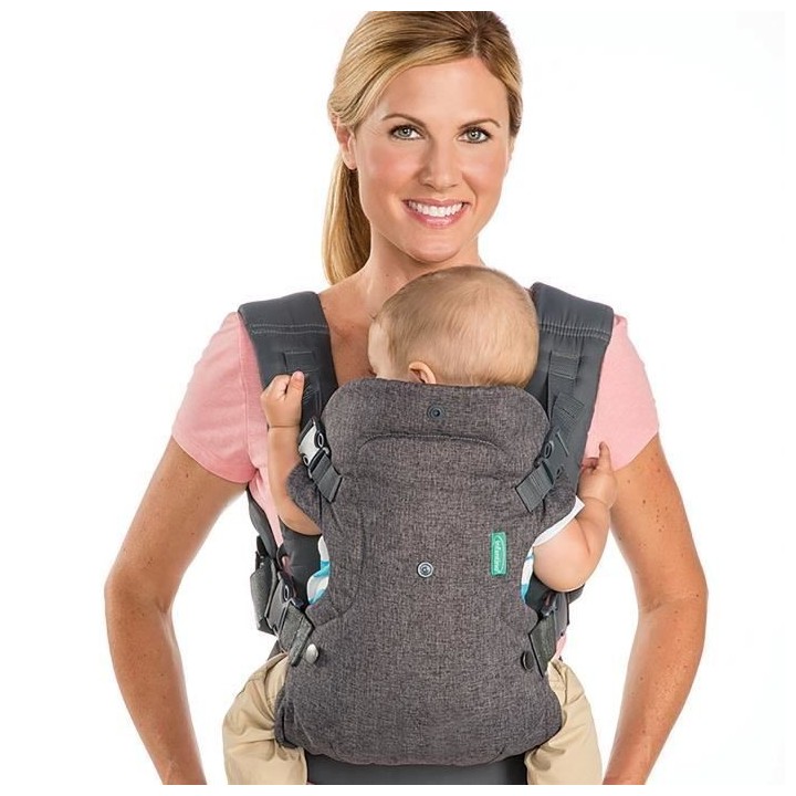 Porte bébé Flip ergonomique 4 en 1 gris - INFANTINO - Flip ergonomiq