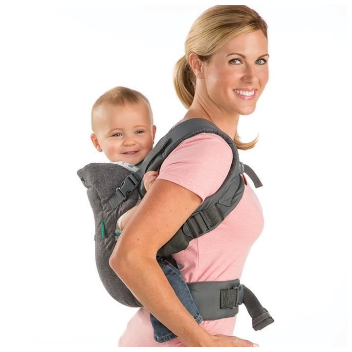 Porte bébé Flip ergonomique 4 en 1 gris - INFANTINO - Flip ergonomiq