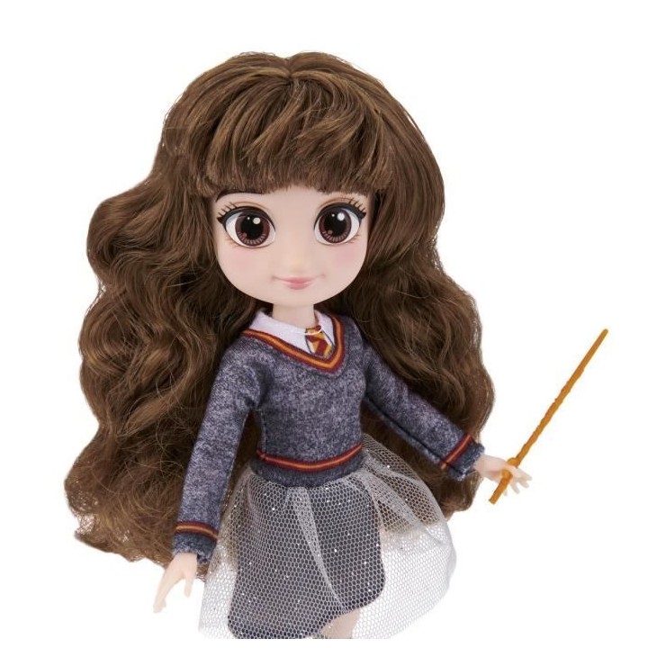 Harry Potter - Poupée Hermione 20cm - Uniforme de Poudlard + baguette