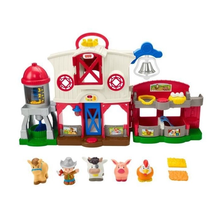 Fisher-Price - La ferme Little People - Jouet éducatif pour bébé de