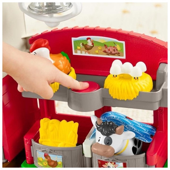 Fisher-Price - La ferme Little People - Jouet éducatif pour bébé de