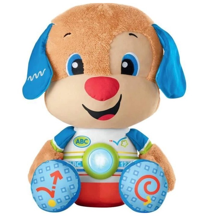 Fisher-Price Peluche Musicale : Puppy Eveil Progressif Geant GXV96