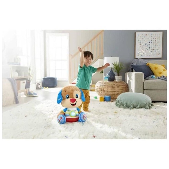 Fisher-Price Peluche Musicale : Puppy Eveil Progressif Geant GXV96